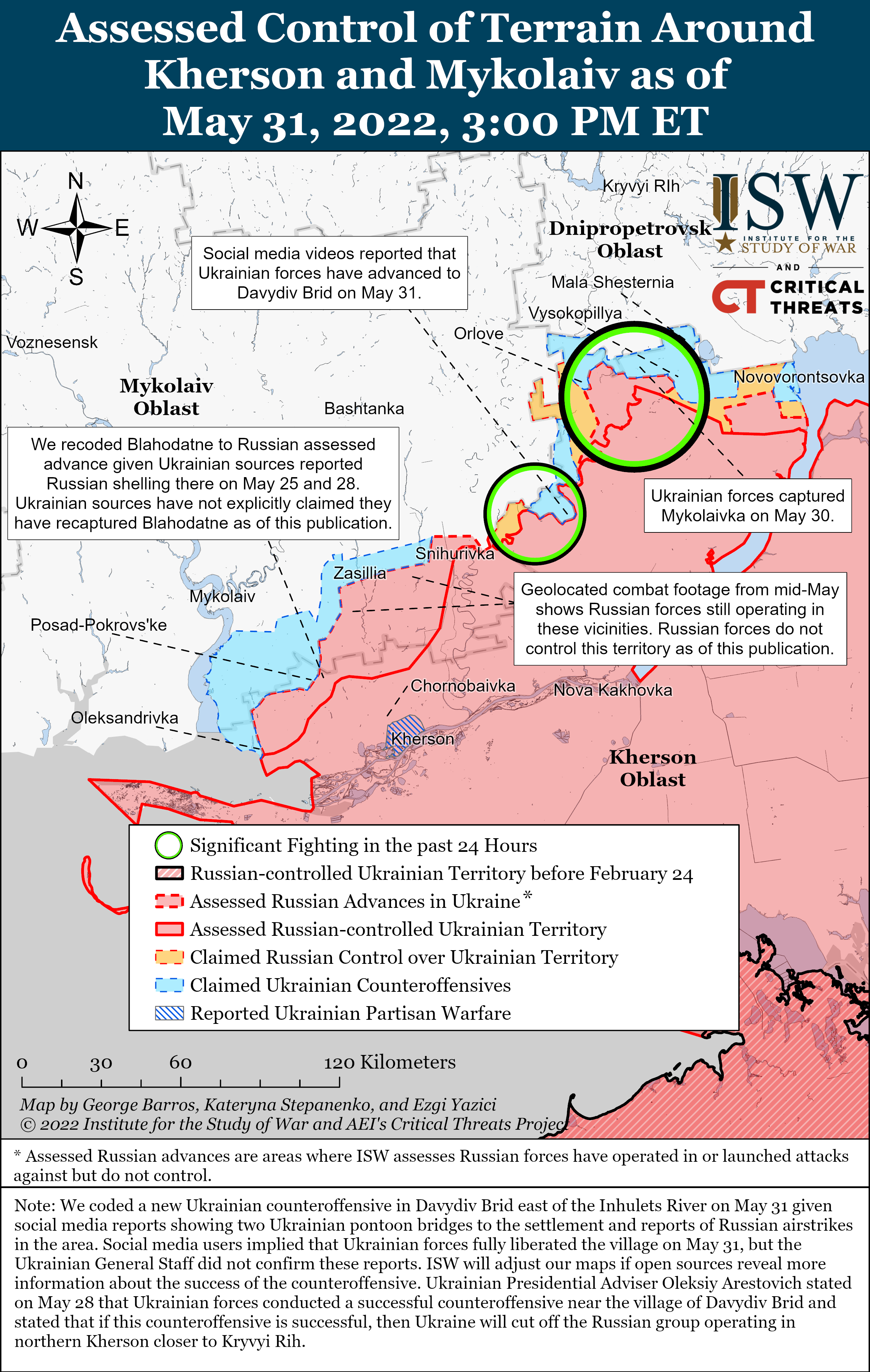 Russian Offensive Campaign Assessment, May 31 | Institute For The Study ...